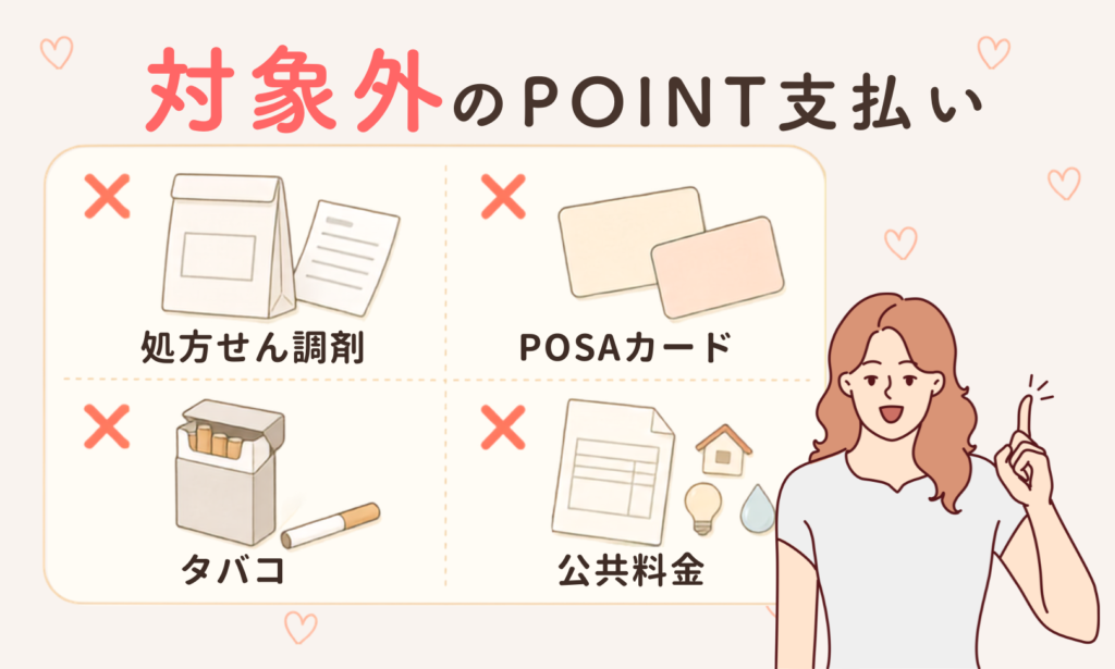対象外の商品もある